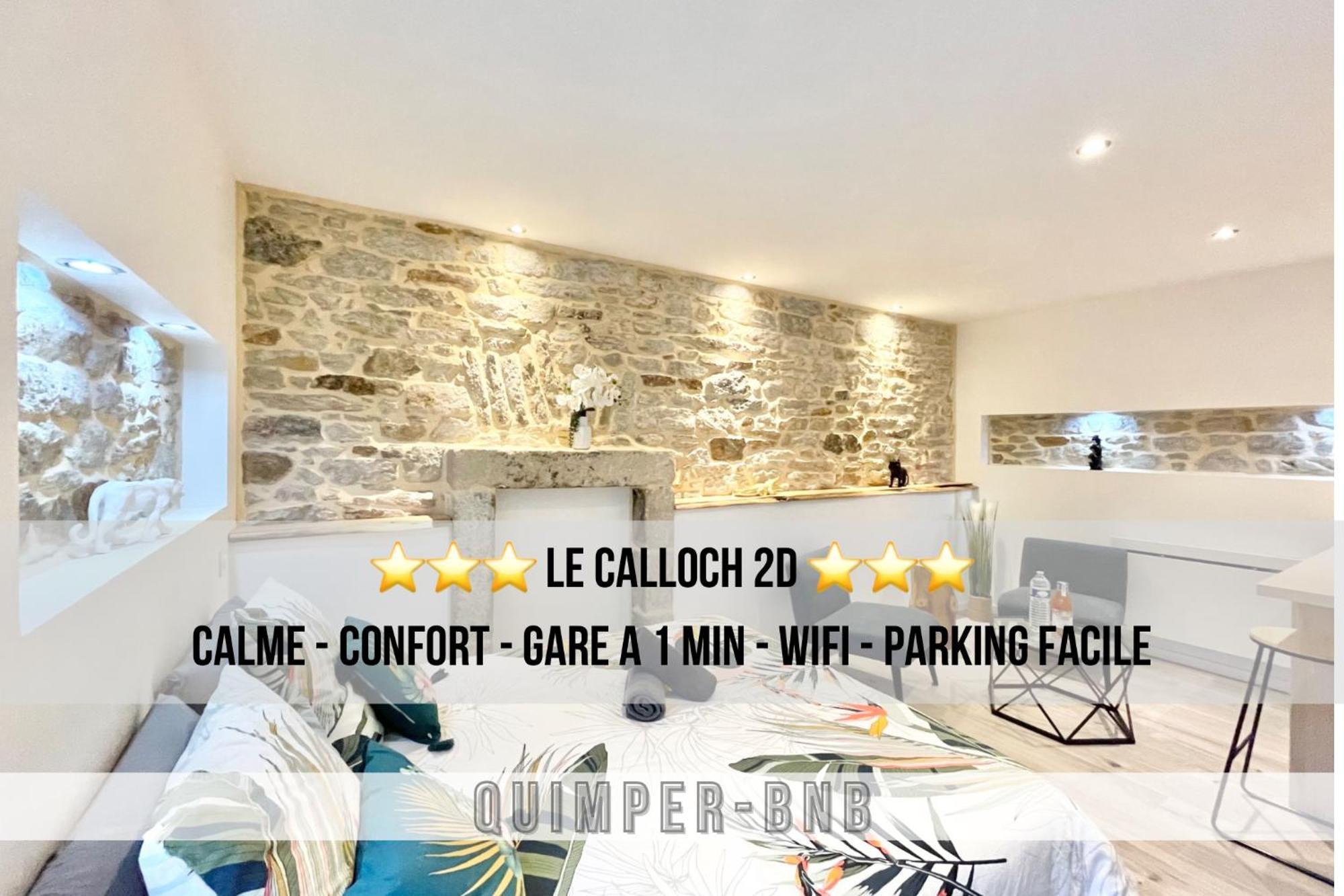 Le Calloch 2D - Studio 4 Etoiles - Quartier Gare - Wifi - Netflix แก็งแปร์ ภายนอก รูปภาพ