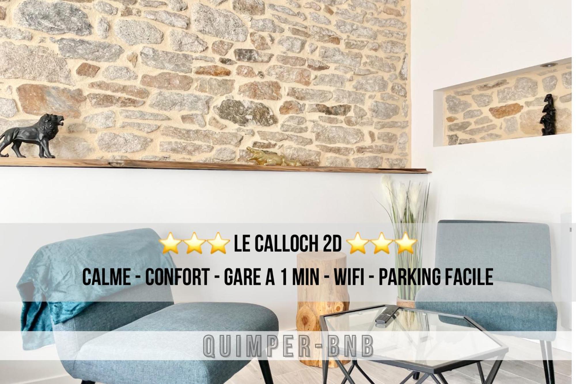 Le Calloch 2D - Studio 4 Etoiles - Quartier Gare - Wifi - Netflix แก็งแปร์ ภายนอก รูปภาพ